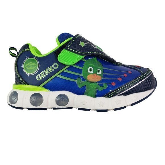 NEW PJ Masks Boys Blue Light-Up Athletic Sneaker Shoes Size 8 Toddler - Picture 5 of 16